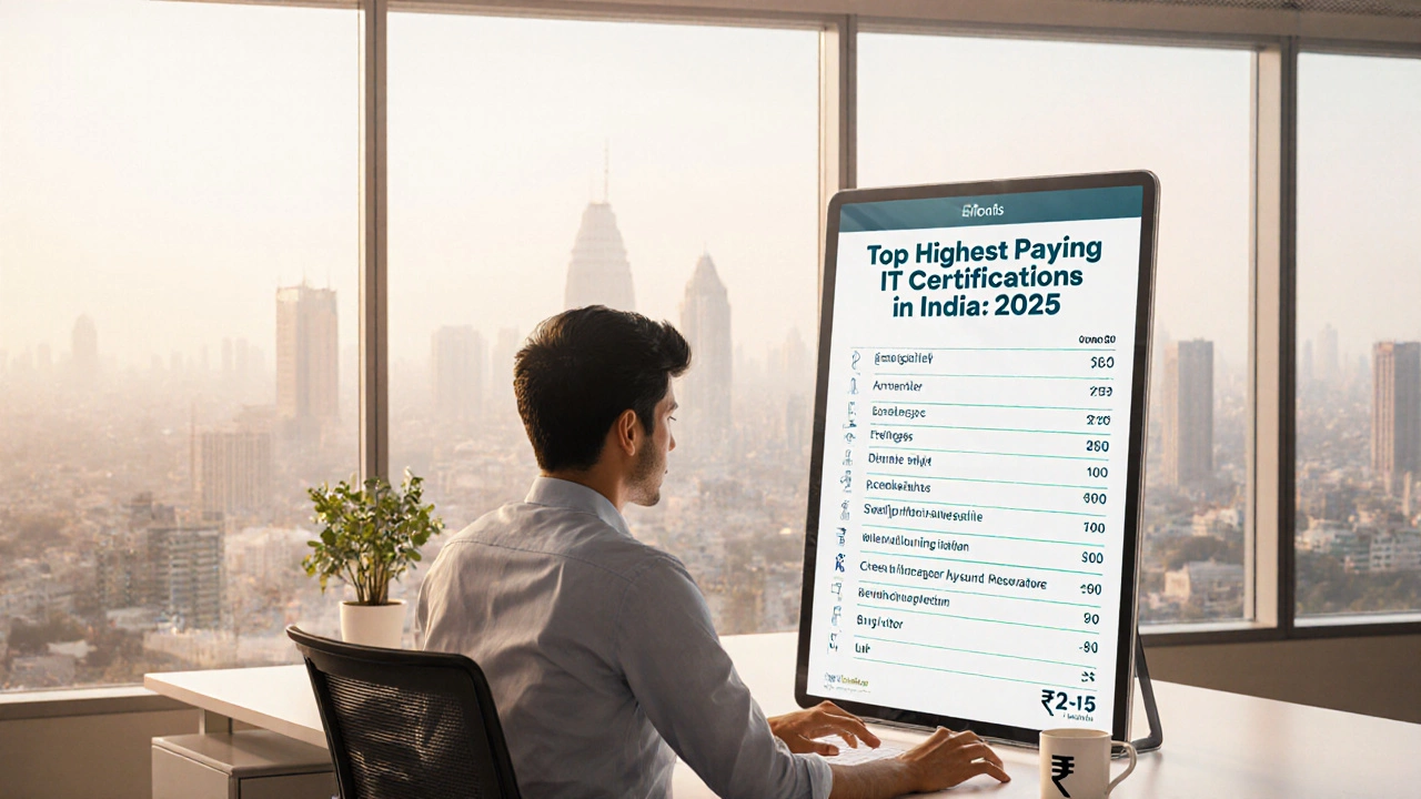 Top Highest‑Paying IT Certifications in India 2025